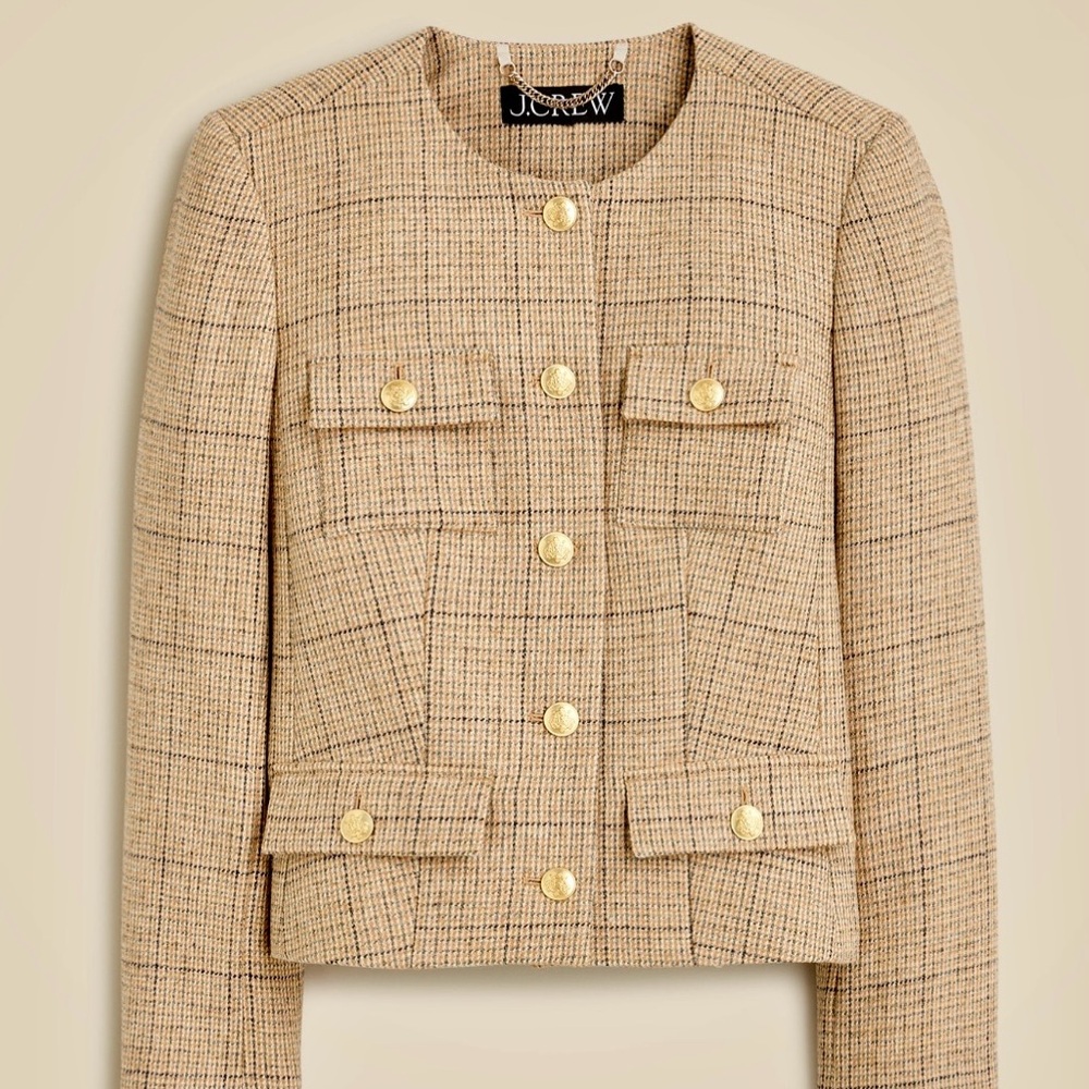J. Crew English Wool Lady Jacket size 16